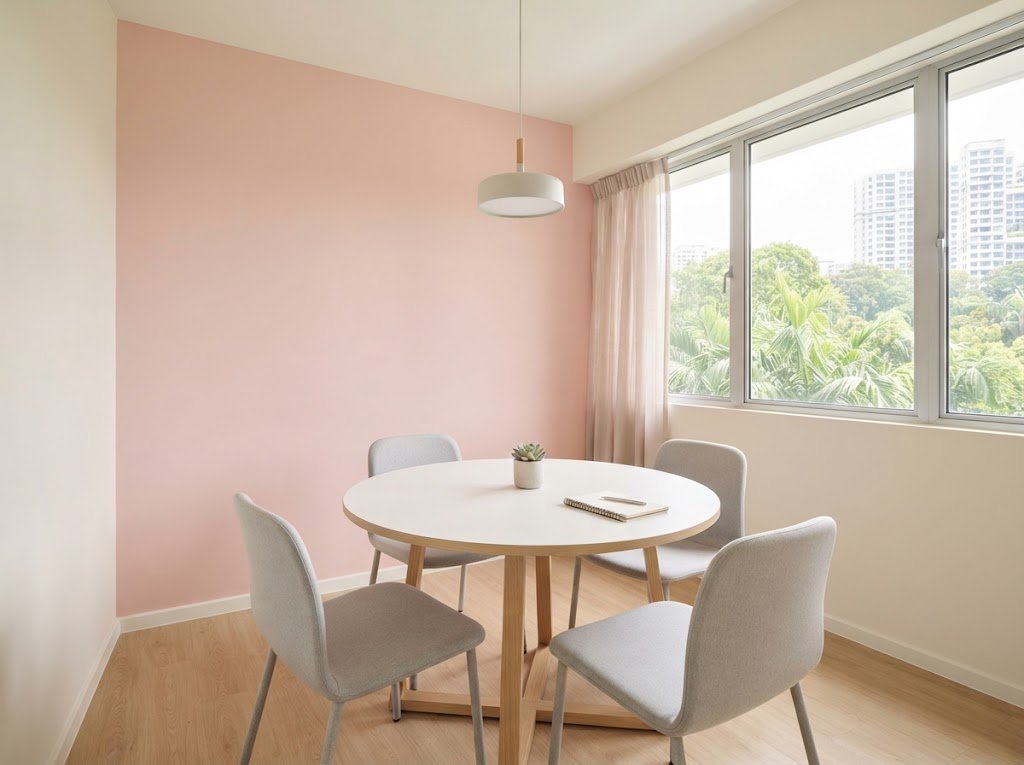Painted office